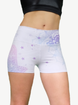 AHIMSA YOGA WHITE SHORT